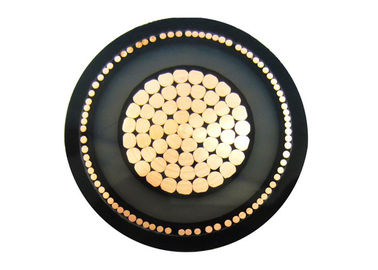 Full copper conductor 2 AWG neutral concentric mv  power cable