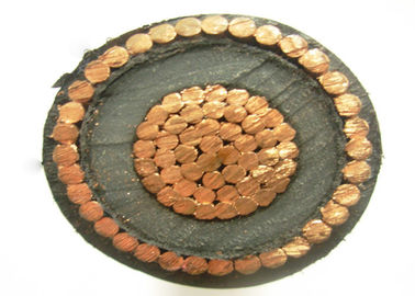 Full copper conductor 2 AWG neutral concentric mv  power cable