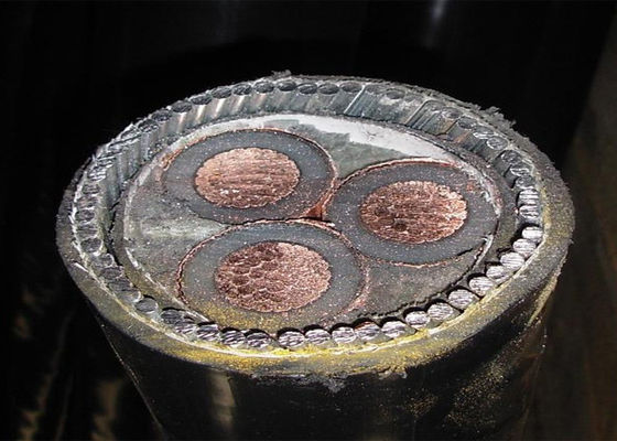 Cáp đồng bọc thép 11kv SWA ngầm để truyền tải điện